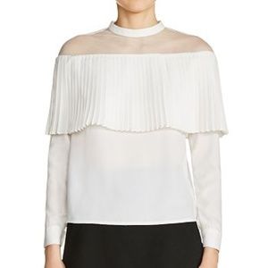 Maje LEMIA Off the Shoulder Crepe Top